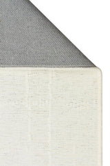 LIZA KILIM LIZ 02 WHITE  Hav Toz Vermez Kaymaz Tabanlı Yıkanabilir Düz Renk Kilim