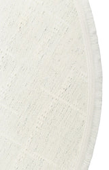 LIZA KILIM LIZ 02 WHITE Q  Hav Toz Vermez Kaymaz Tabanlı Yıkanabilir Düz Renk Kilim