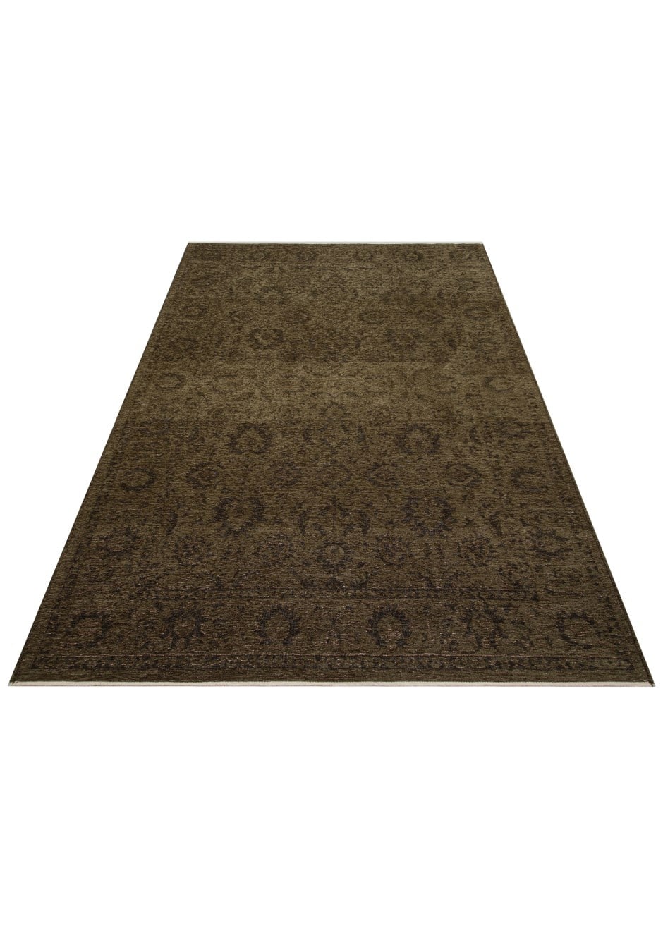 LIZA KILIM XW LIZ 03 GREEN XW  Hav Toz Vermez Kaymaz Tabanlı Yıkanabilir Düz Renk Kilim