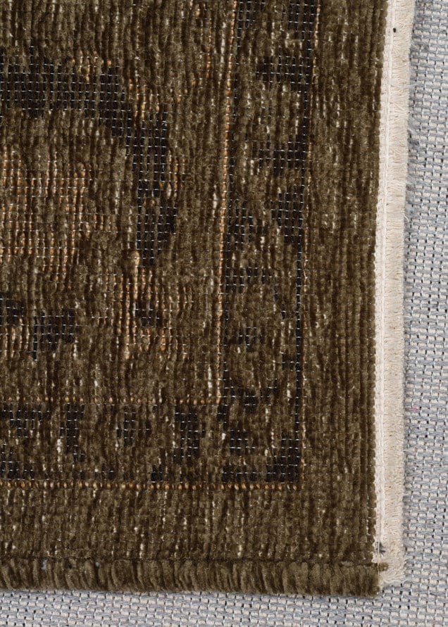 LIZA KILIM XW LIZ 03 GREEN XW  Hav Toz Vermez Kaymaz Tabanlı Yıkanabilir Düz Renk Kilim