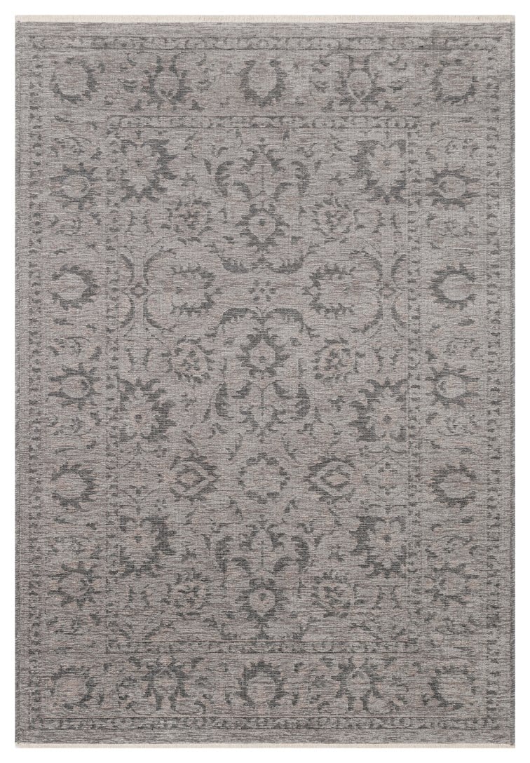 LIZA KILIM XW LIZ 03 GREY XW  Hav Toz Vermez Kaymaz Tabanlı Yıkanabilir Düz Renk Kilim