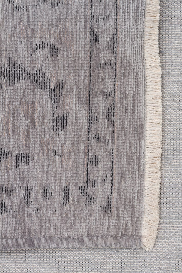 LIZA KILIM XW LIZ 03 GREY XW  Hav Toz Vermez Kaymaz Tabanlı Yıkanabilir Düz Renk Kilim