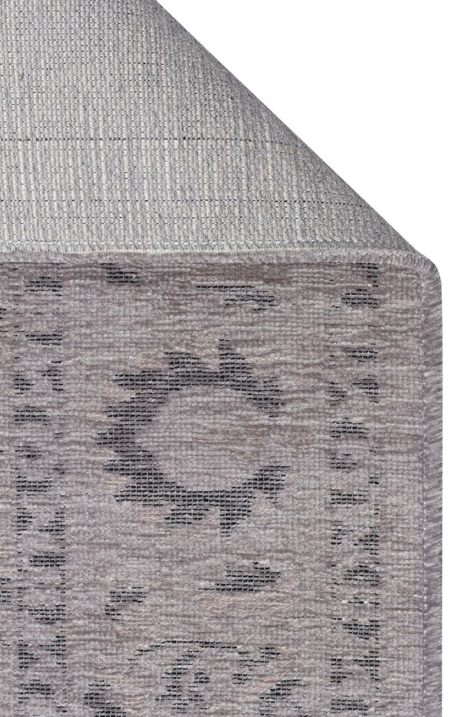 LIZA KILIM XW LIZ 03 GREY XW  Hav Toz Vermez Kaymaz Tabanlı Yıkanabilir Düz Renk Kilim