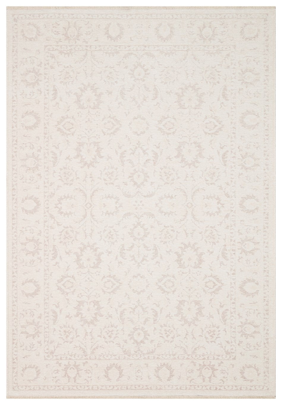 LIZA KILIM XW LIZ 03 WHITE XW  Hav Toz Vermez Kaymaz Tabanlı Yıkanabilir Düz Renk Kilim