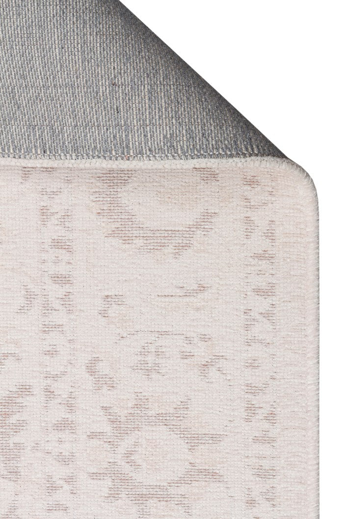 LIZA KILIM XW LIZ 03 WHITE XW  Hav Toz Vermez Kaymaz Tabanlı Yıkanabilir Düz Renk Kilim