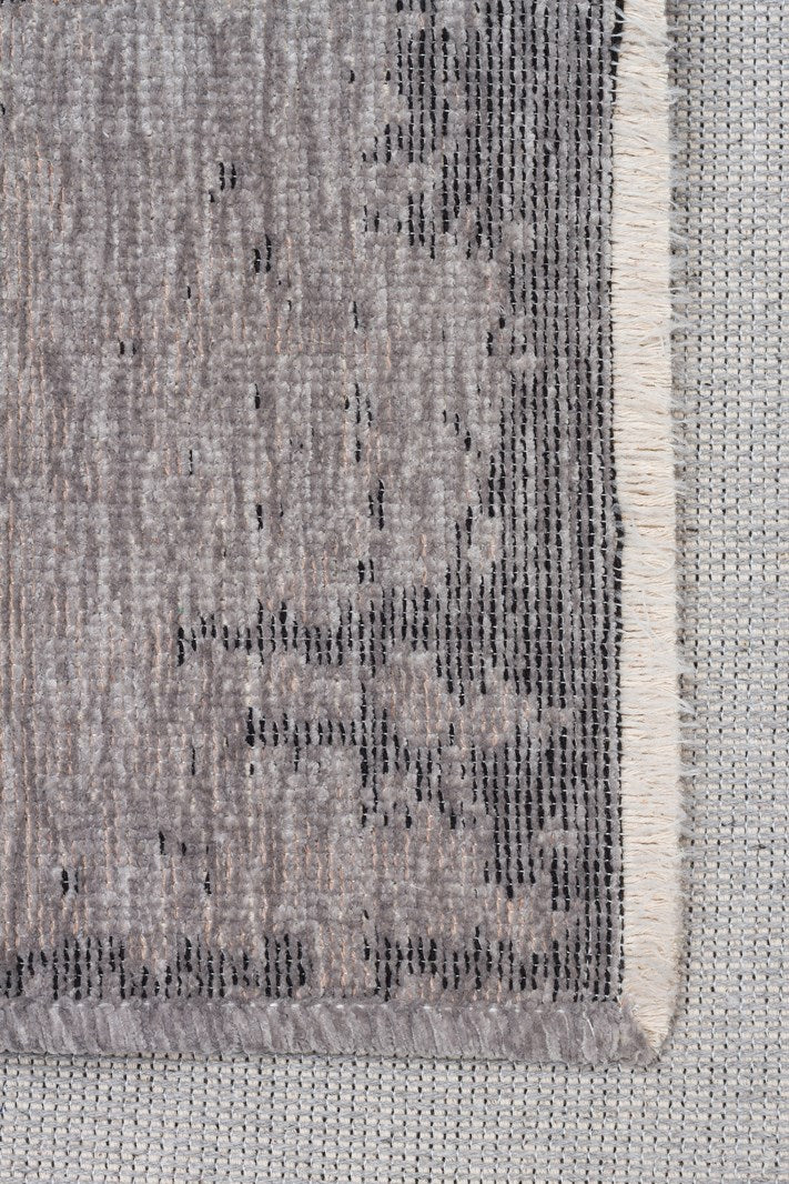LIZA KILIM XW LIZ 05 GREY XW  Hav Toz Vermez Kaymaz Tabanlı Yıkanabilir Düz Renk Kilim