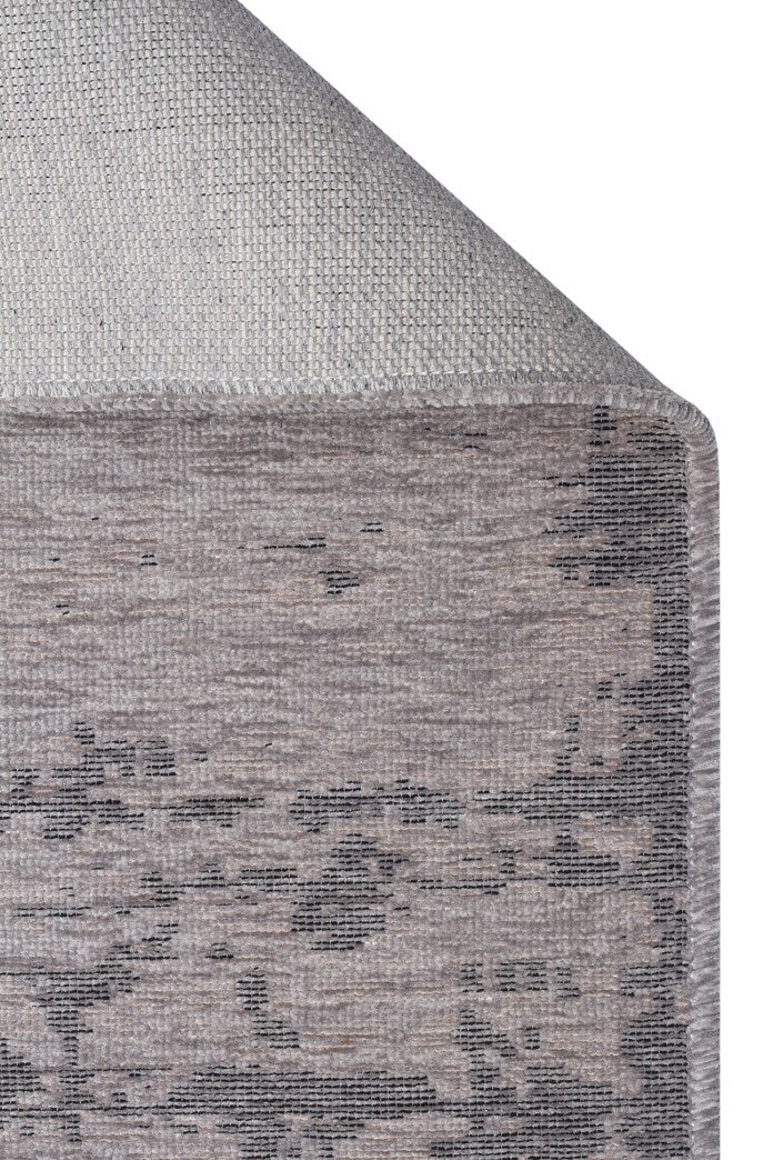 LIZA KILIM XW LIZ 05 GREY XW  Hav Toz Vermez Kaymaz Tabanlı Yıkanabilir Düz Renk Kilim