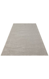 LOTTO LT PLAIN GREY  Hav Toz Vermez Modern Sade Desenli Makine Halısı
