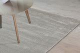 LOTTO LT PLAIN GREY  Hav Toz Vermez Modern Sade Desenli Makine Halısı