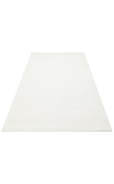 LOTTO LT PLAIN WHITE  Hav Toz Vermez Modern Sade Desenli Makine Halısı