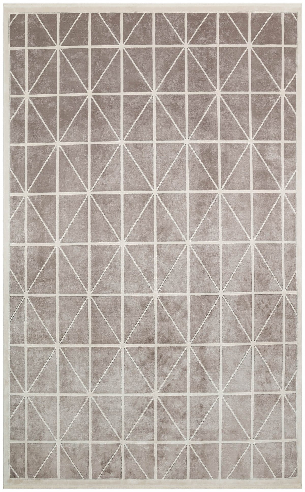 LUGANO LUG 05 GREY CREAM  Art Deco Modern Bordürlü Yüksek Kalite Sık Dokuma Salon Halısı