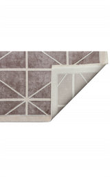LUGANO LUG 05 GREY CREAM  Art Deco Modern Bordürlü Yüksek Kalite Sık Dokuma Salon Halısı