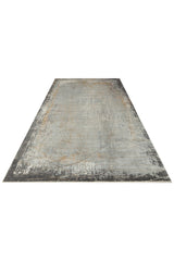 MAHAL MHL 09 GREY GOLD  Modern Desenli Yüksek Kalite Sık Dokuma Salon Halısı