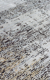MAHAL MHL 12 GREY GOLD  Klasik Desenli Yüksek Kalite Sık Dokuma Salon Halısı