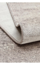 MERANO MRN 01 CREAM GREY  Geometrik Desenli Yüksek Kalite Sık Dokuma Salon Halısı