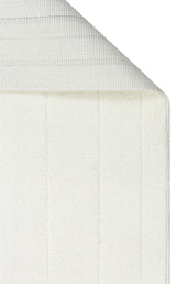 MISSORI MSR 01 WHITE  Hav Toz Vermez Sade Desenli Yumuşak Dokulu Modern Makine Halısı