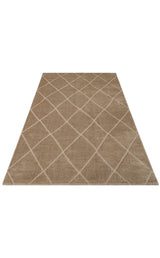 MISSORI MSR 03 BEIGE  Hav Toz Vermez Sade Desenli Yumuşak Dokulu Modern Makine Halısı
