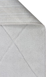 MISSORI MSR 03 GREY  Hav Toz Vermez Sade Desenli Yumuşak Dokulu Modern Makine Halısı