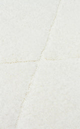 MISSORI MSR 03 WHITE  Hav Toz Vermez Sade Desenli Yumuşak Dokulu Modern Makine Halısı