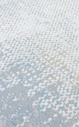 MODENA MDN 04 CREAM BLUE  Şık ve Modern Sıkı Dokuma Hav Toz Vermez Makine Halısı