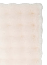 MOLLIS BUBBLE MLS BUBBLE L.BEIGE  Yumuşak Tuşeli Yıkanabilir Kaymaz Tabanlı Suni Kürk