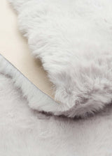 MOLLIS BUBBLE MLS BUBBLE SINGLE GREY  Yumuşak Tuşeli Yıkanabilir Kaymaz Tabanlı Suni Kürk