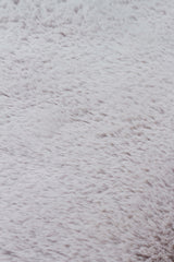 MOLLIS PLAIN MLS PLAIN DOUBLE GREY  Yumuşak Tuşeli Yıkanabilir Kaymaz Tabanlı Suni Kürk