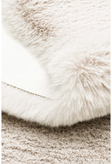 MOLLIS PLAIN MLS PLAIN DOUBLE L.BEIGE  Yumuşak Tuşeli Yıkanabilir Kaymaz Tabanlı Suni Kürk