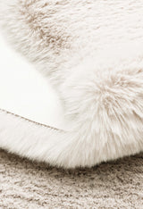 MOLLIS PLAIN MLS PLAIN QUARD L.BEIGE  Yumuşak Tuşeli Yıkanabilir Kaymaz Tabanlı Suni Kürk