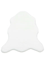 MOLLIS PLAIN MLS PLAIN SINGLE WHITE  Yumuşak Tuşeli Yıkanabilir Kaymaz Tabanlı Suni Kürk