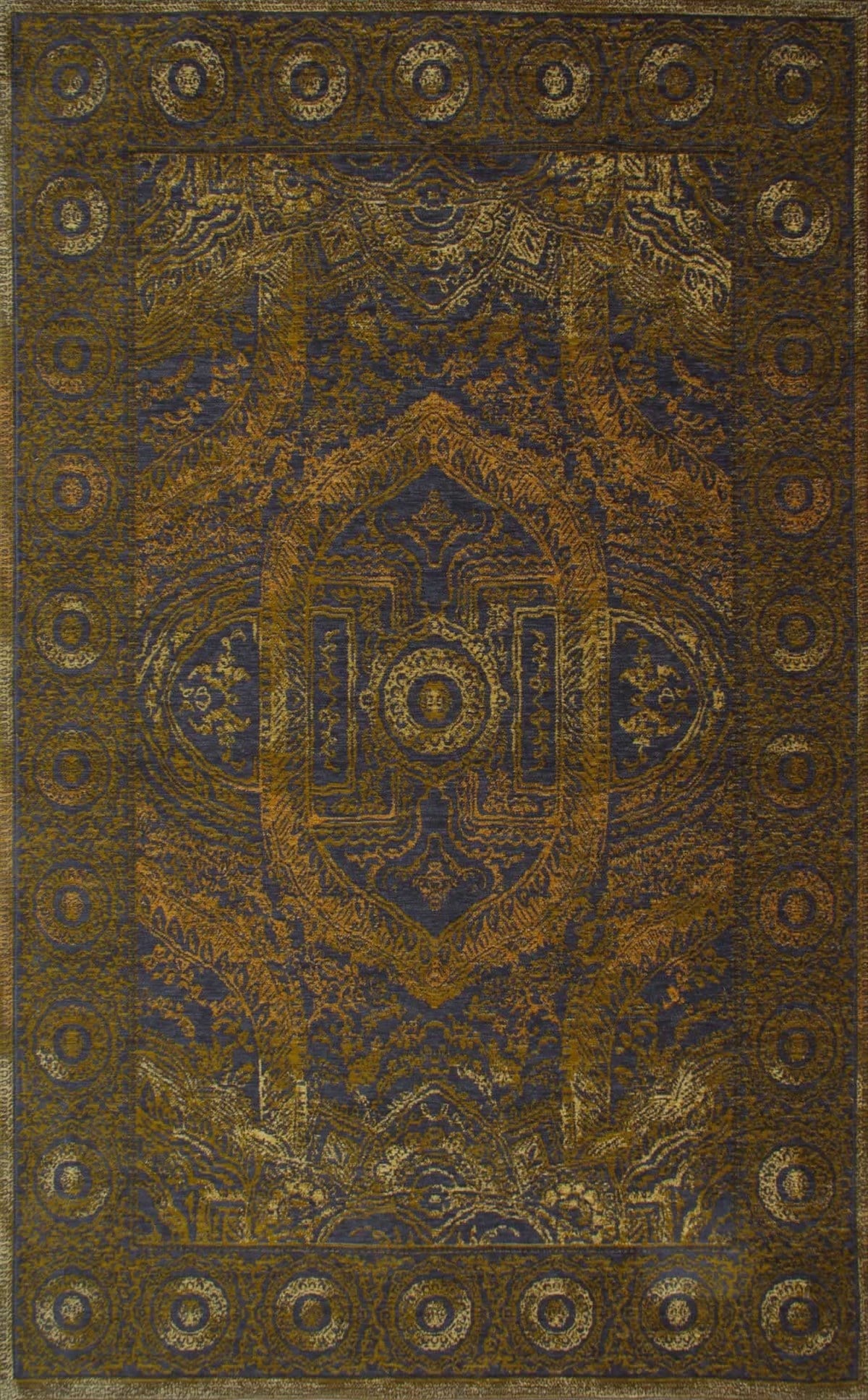 MONACO MN 04 GREY GOLD  Hav Toz Vermez Yıkanabilir Modern Desenli Kaymaz İnce Dokuma Halı