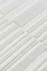 MONO LOOP MNO LOOP 01 GREY  Bukleli Sisal Dokuma Yıkanabilir Hav Vermez Kaymaz Tabanlı Kolay Temizlenebilir Makine Halısı