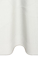 MONO LUX MNO LUX 01 WHITE  Kaymaz Tabanlı Modern Desenlere Sahip İnce Halı