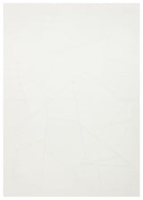 MONO LUX MNO LUX 01 WHITE  Kaymaz Tabanlı Modern Desenlere Sahip İnce Halı