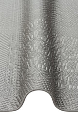 MONO LUX MNO LUX 02 ANTRASIT  Kaymaz Tabanlı Modern Desenlere Sahip İnce Halı