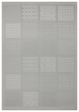 MONO LUX MNO LUX 02 ANTRASIT  Kaymaz Tabanlı Modern Desenlere Sahip İnce Halı