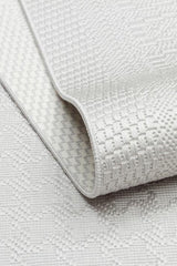 MONO LUX MNO LUX 02 GREY  Kaymaz Tabanlı Modern Desenlere Sahip İnce Halı