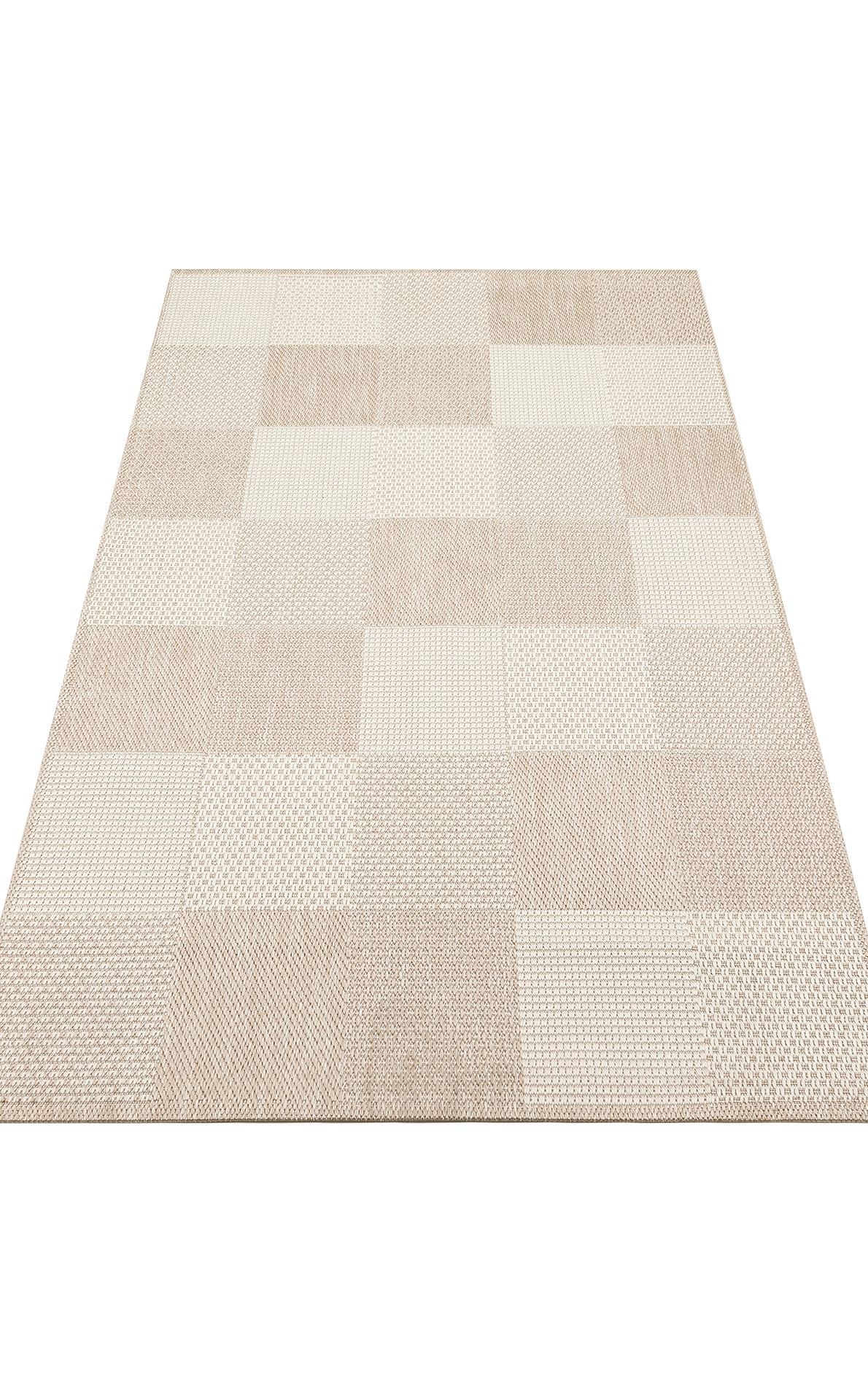 MONO MNO 01 BEIGE  Hav Toz Vermez Kaymaz Tabanlı İnce Halı