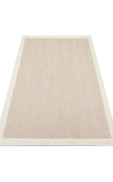 MONO MNO 02 BEIGE  Hav Toz Vermez Kaymaz Tabanlı İnce Halı