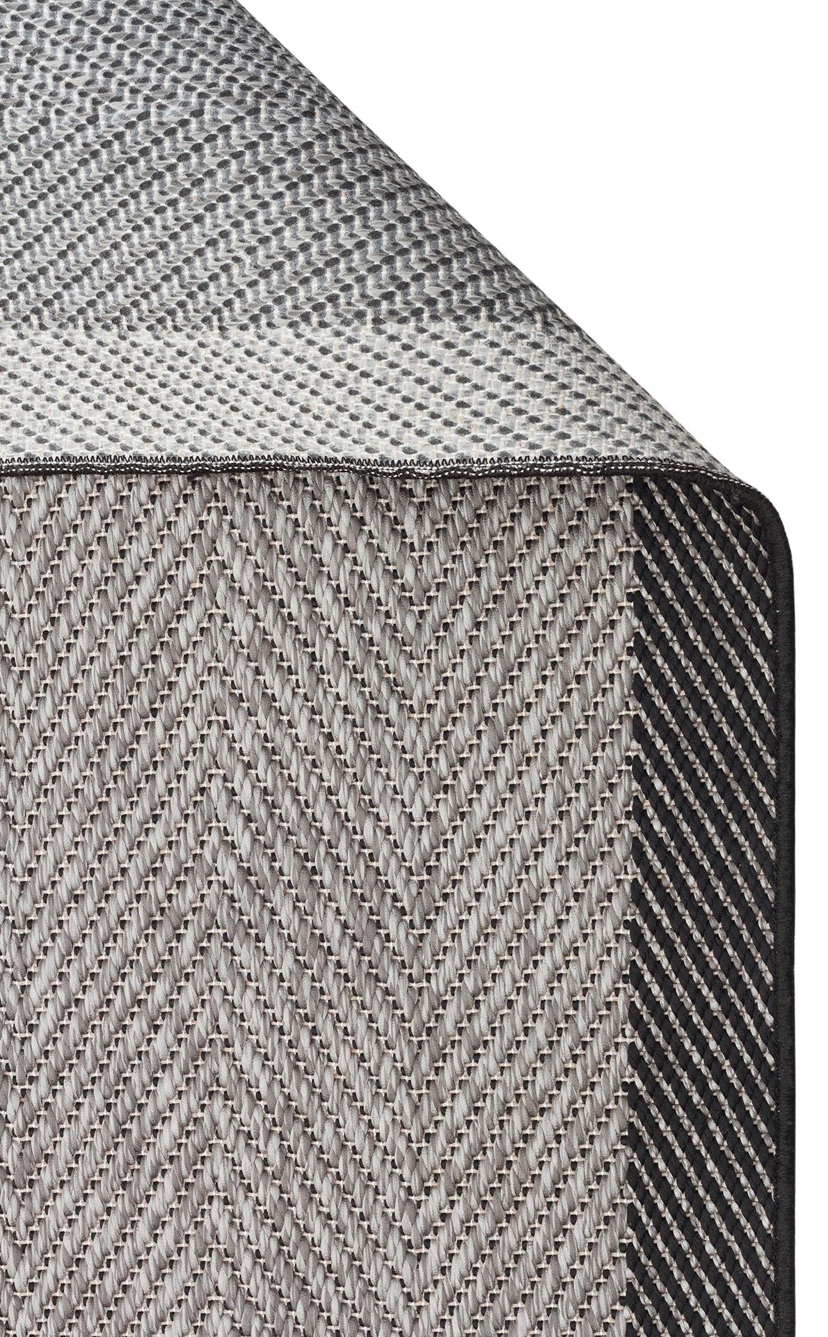 MONO MNO 02 DARK GREY  Hav Toz Vermez Kaymaz Tabanlı İnce Halı