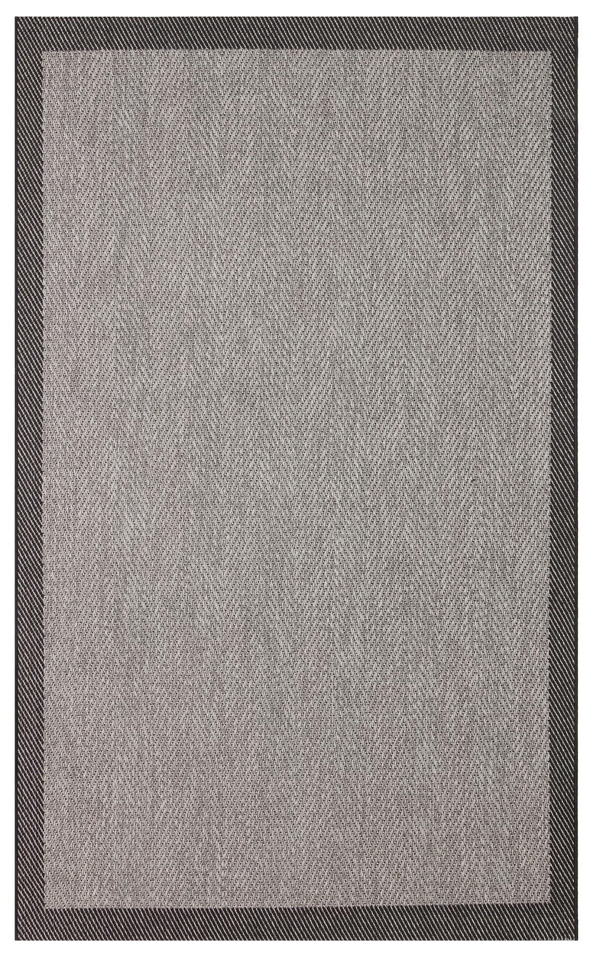 MONO MNO 02 DARK GREY  Hav Toz Vermez Kaymaz Tabanlı İnce Halı