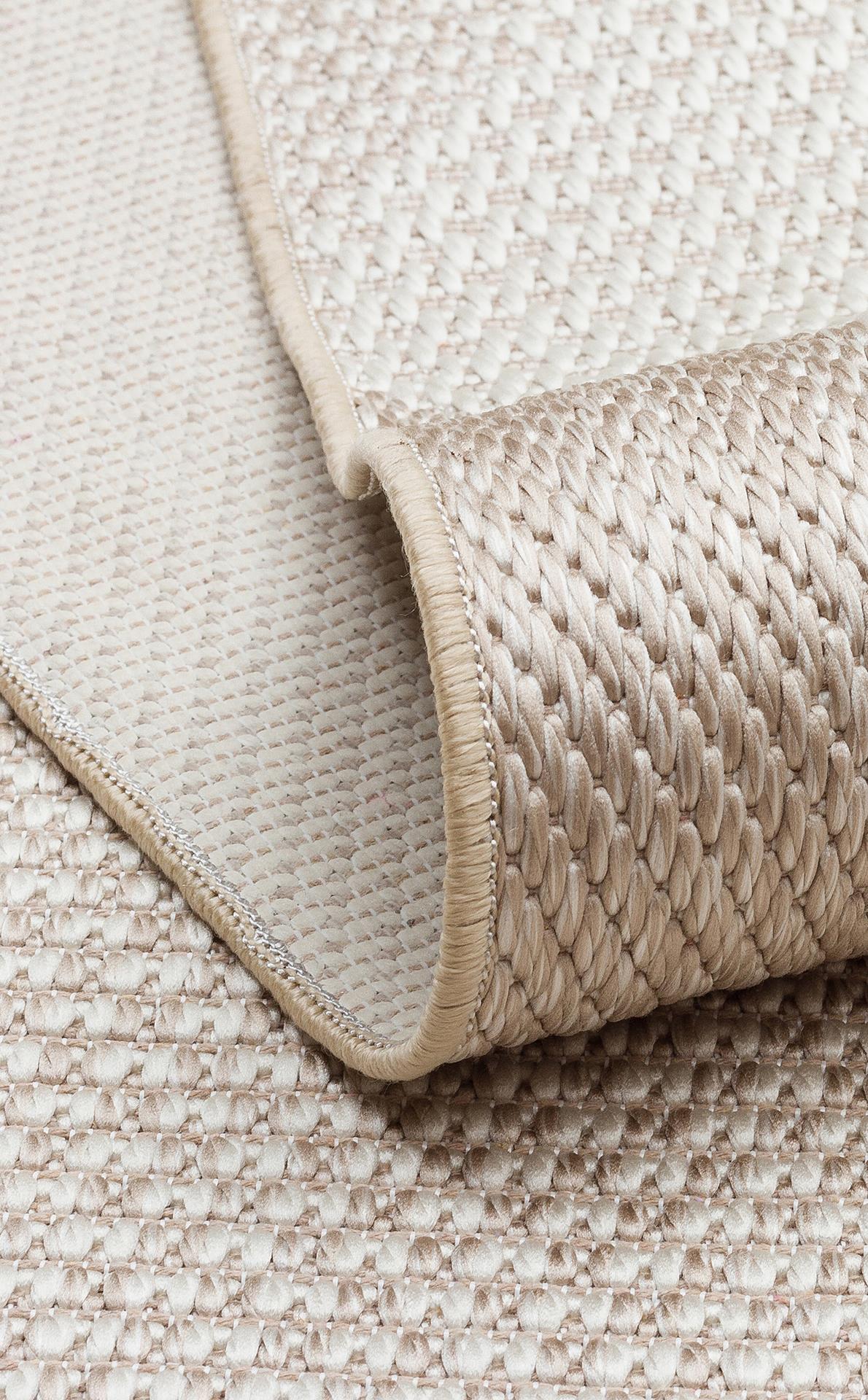 MONO MNO 03 BEIGE  Hav Toz Vermez Kaymaz Tabanlı İnce Halı