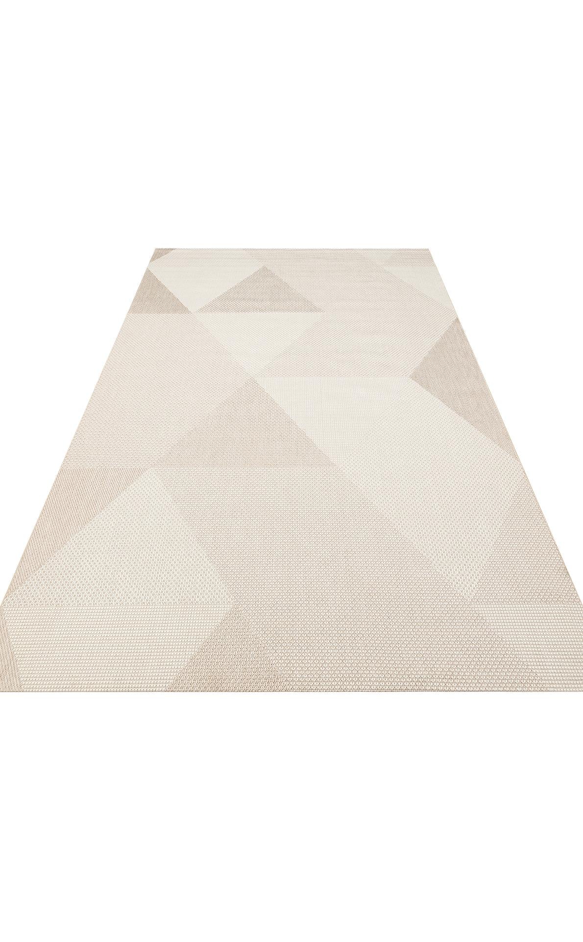 MONO MNO 03 BEIGE  Hav Toz Vermez Kaymaz Tabanlı İnce Halı