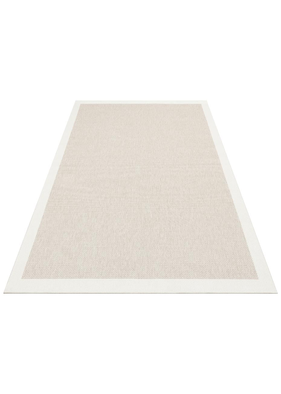 MONO MNO 05 BEIGE CREAM  Hav Toz Vermez Kaymaz Tabanlı İnce Halı