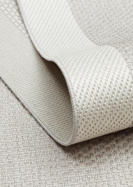 MONO MNO 05 GREY CREAM  Hav Toz Vermez Kaymaz Tabanlı İnce Halı