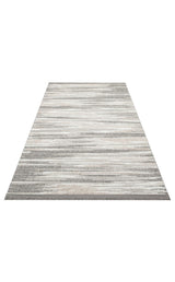 MOTTO MOT 01 GREY WHITE  Yumuşak Tuşeli Örgü Dokuma Modern Makine Halısı