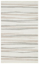 MOTTO MOT 02 WHITE BEIGE  Yumuşak Tuşeli Örgü Dokuma Modern Makine Halısı