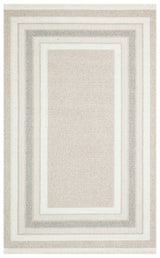 MOTTO MOT 04 BEIGE GREY  Yumuşak Tuşeli Örgü Dokuma Modern Makine Halısı