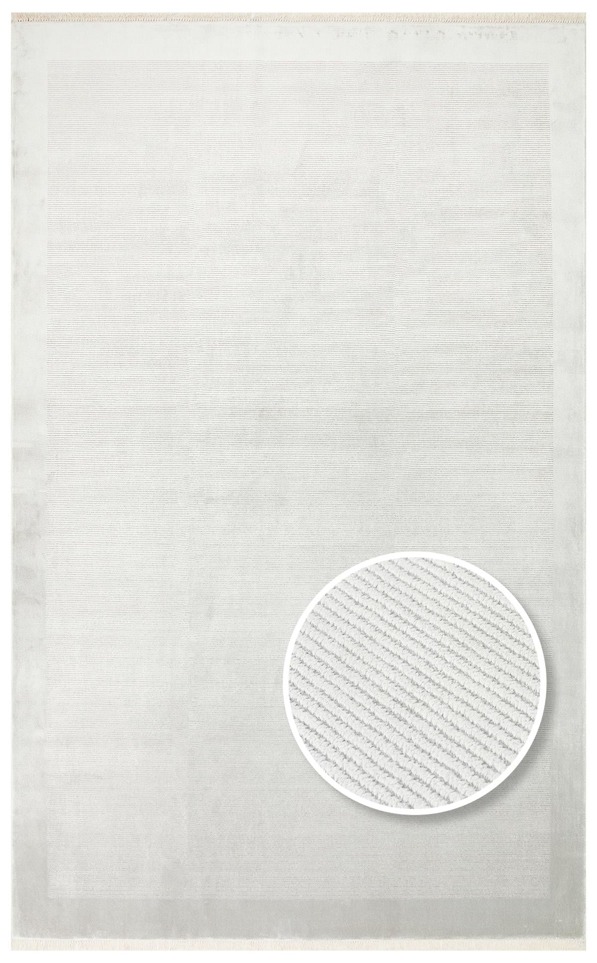 NAPOLI NAP 02 GREY  Sade Desenli Modern Sık Dokuma Makine Halısı