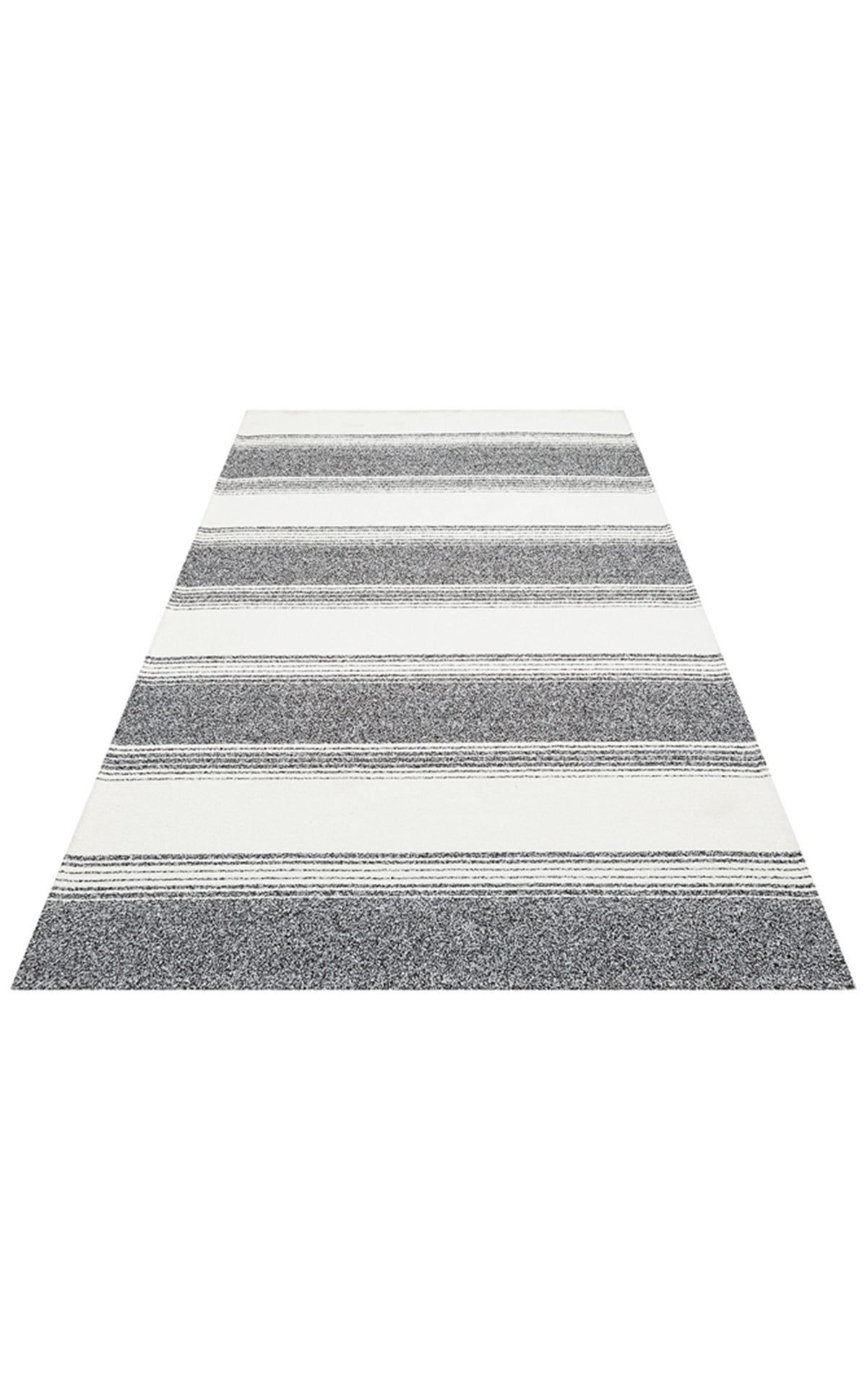 NEVADA NVD 02 WHITE BLACK  Özel Moroccon Tuşeli Hav Toz Vermez Kaymaz Tabanlı İnce Dokuma Modern Halı